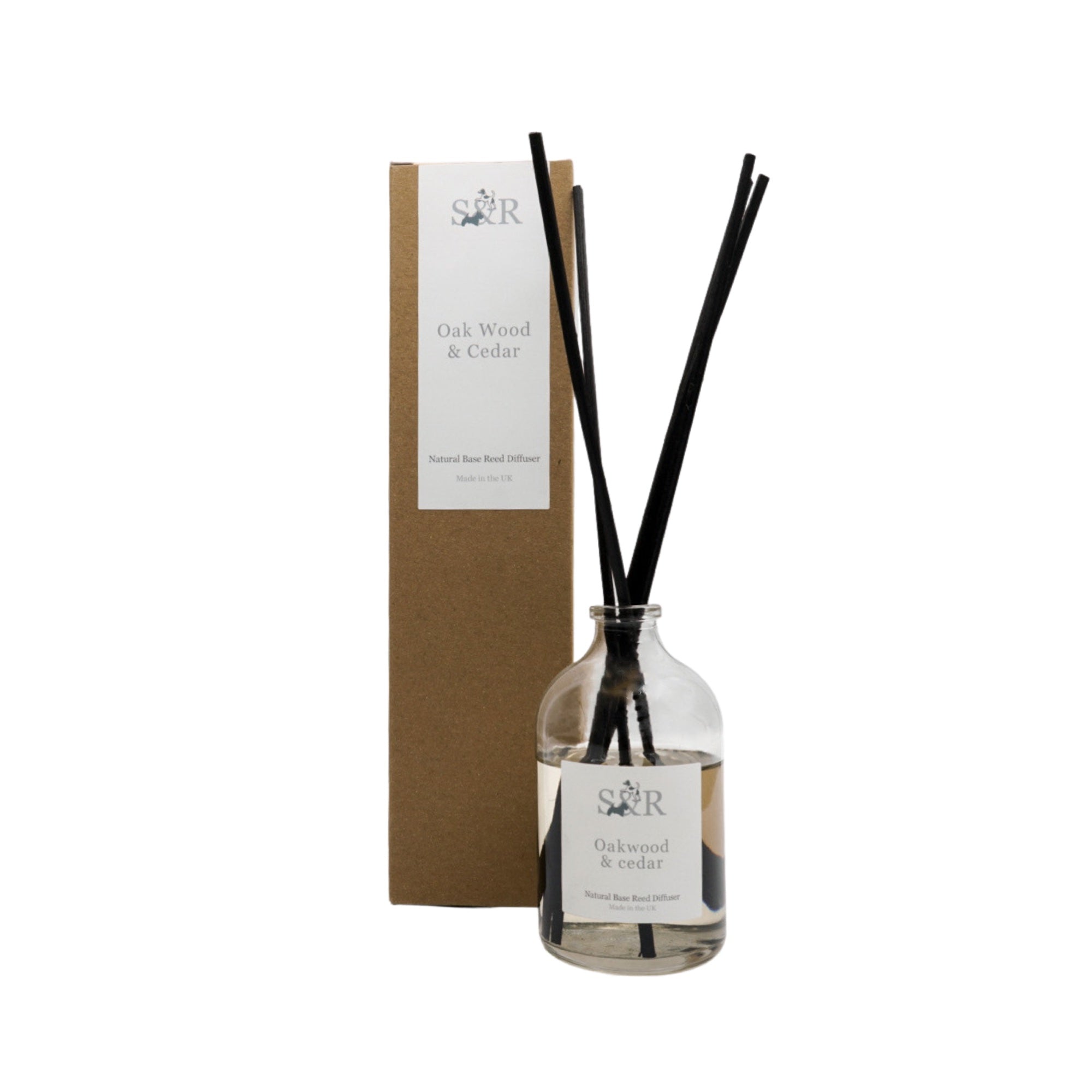 Enclosed Reed Diffuser Oakwood & cedar reed diffuser – scottieandrussell
